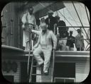 Image of President Theodore Roosevelt Aboard S.S. Roosevelt at Oyster Bay, 1908